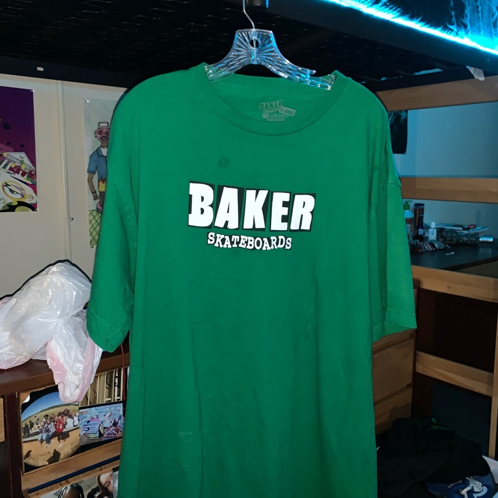 Green Baker Skateboards tee